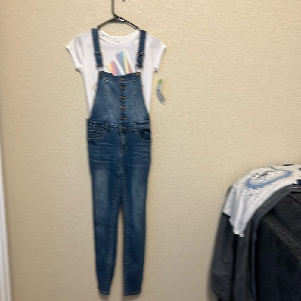 Girls Copper Key Overalls Size 16